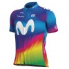 Set Kurzarmtrikot + Trägerhose 2021 Movistar Team N004